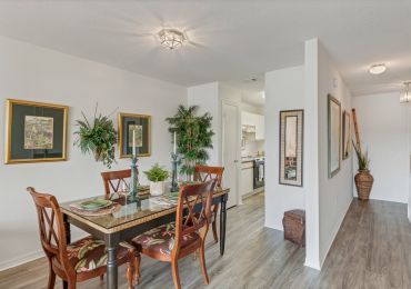 townhome dining room view